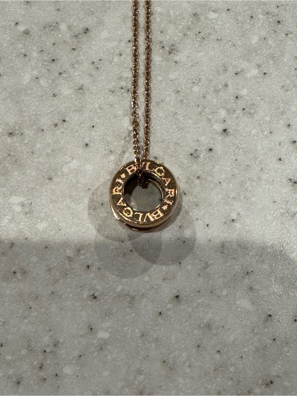 Bvlgari Rose Gold B.zero1 Necklace